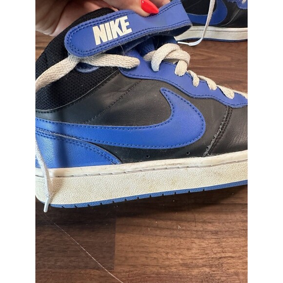 Nike Court Borough Mid 2 DM8872-001 Blue Casual Shoes Sneakers Size 6.5Y - Picture 10 of 12